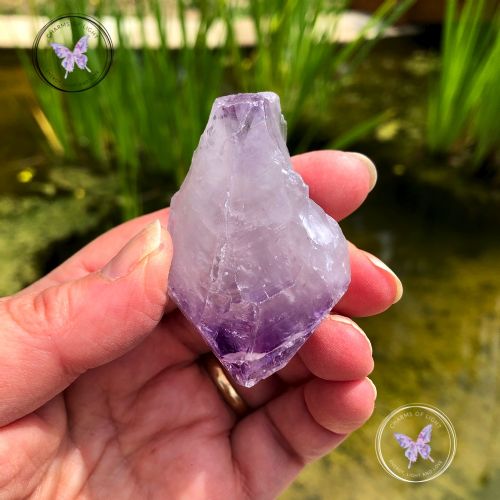 Natural Raw Amethyst Crystal Point